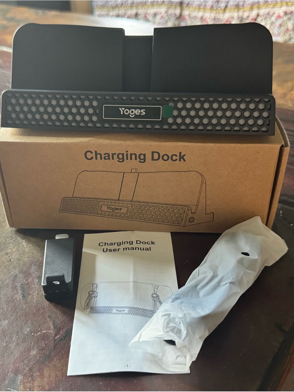 Black Dual Charging Dock for Cell Phones & Accessories